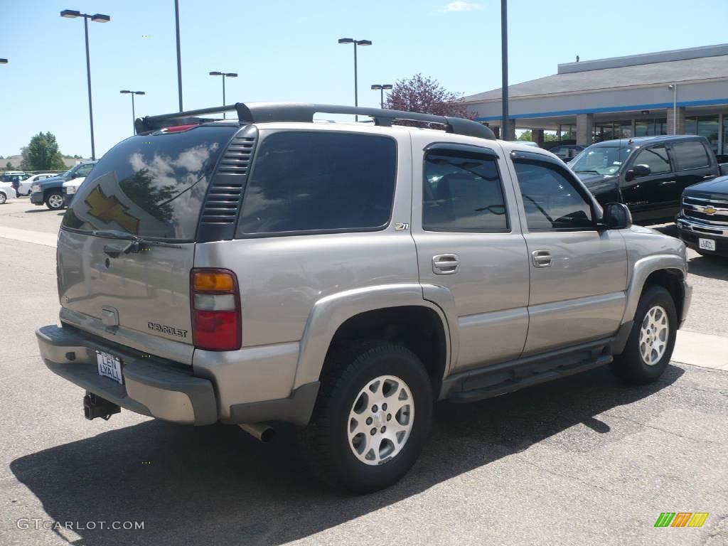 2002 Tahoe Z71 4x4 - Light Pewter Metallic / Tan/Neutral photo #6