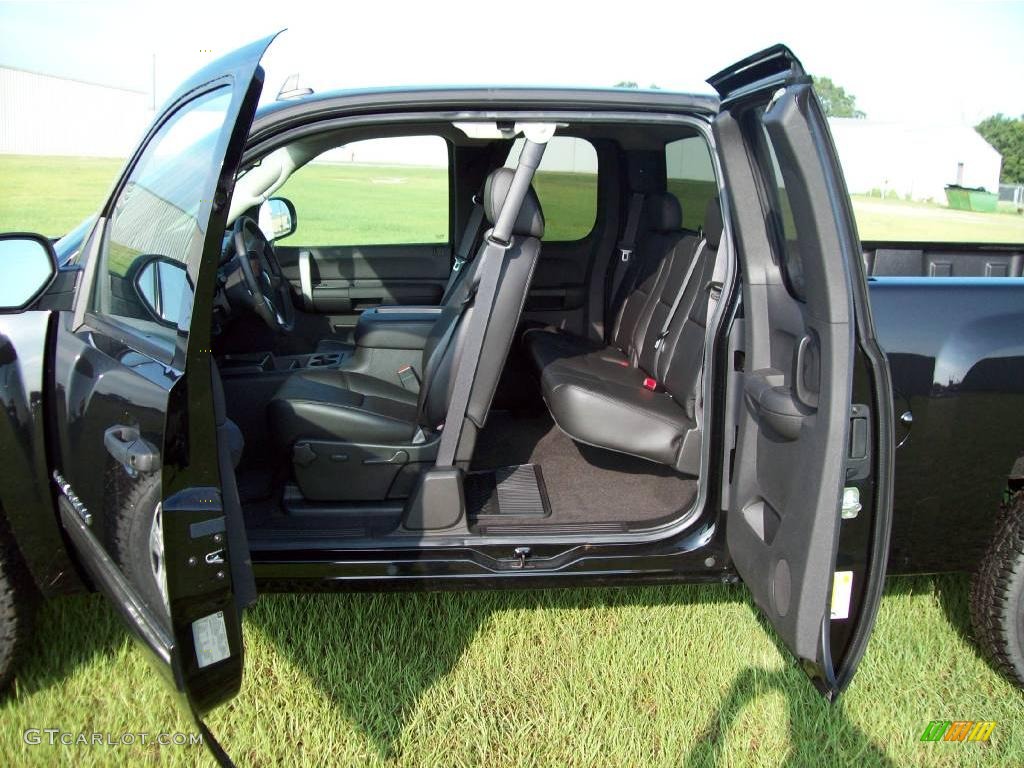 2009 Silverado 1500 LT Extended Cab 4x4 - Black / Ebony photo #11