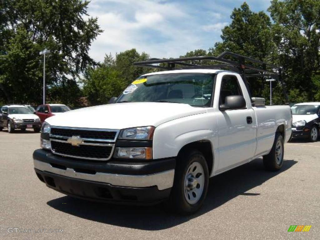 2007 Silverado 1500 Classic Regular Cab - Summit White / Dark Charcoal photo #1