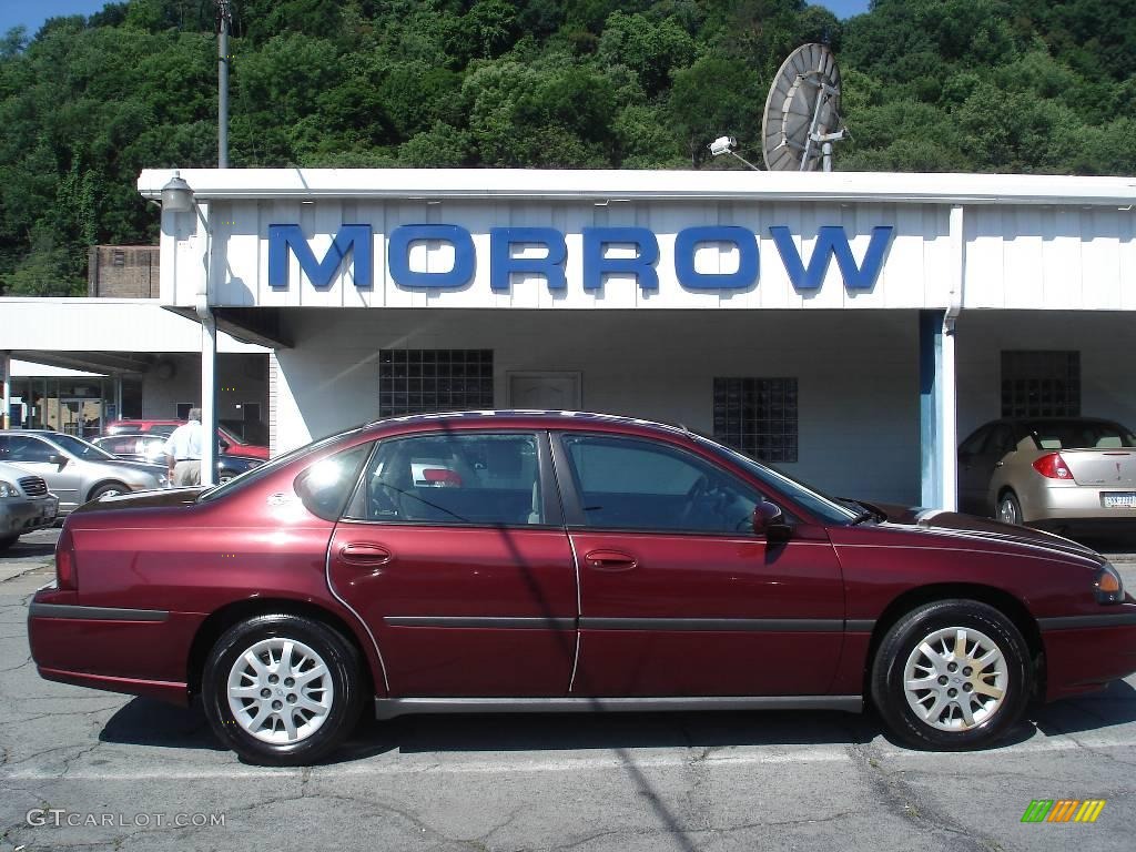 2002 Impala  - Dark Carmine Red Metallic / Medium Gray photo #1