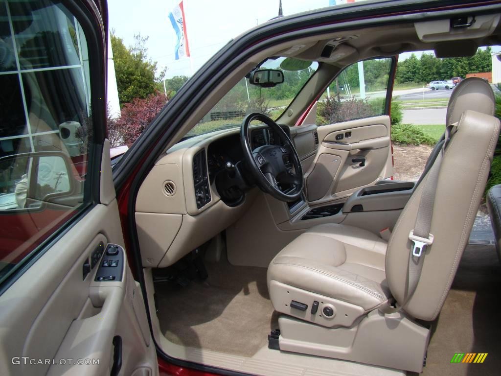 2004 Silverado 1500 LT Extended Cab - Sport Red Metallic / Tan photo #9