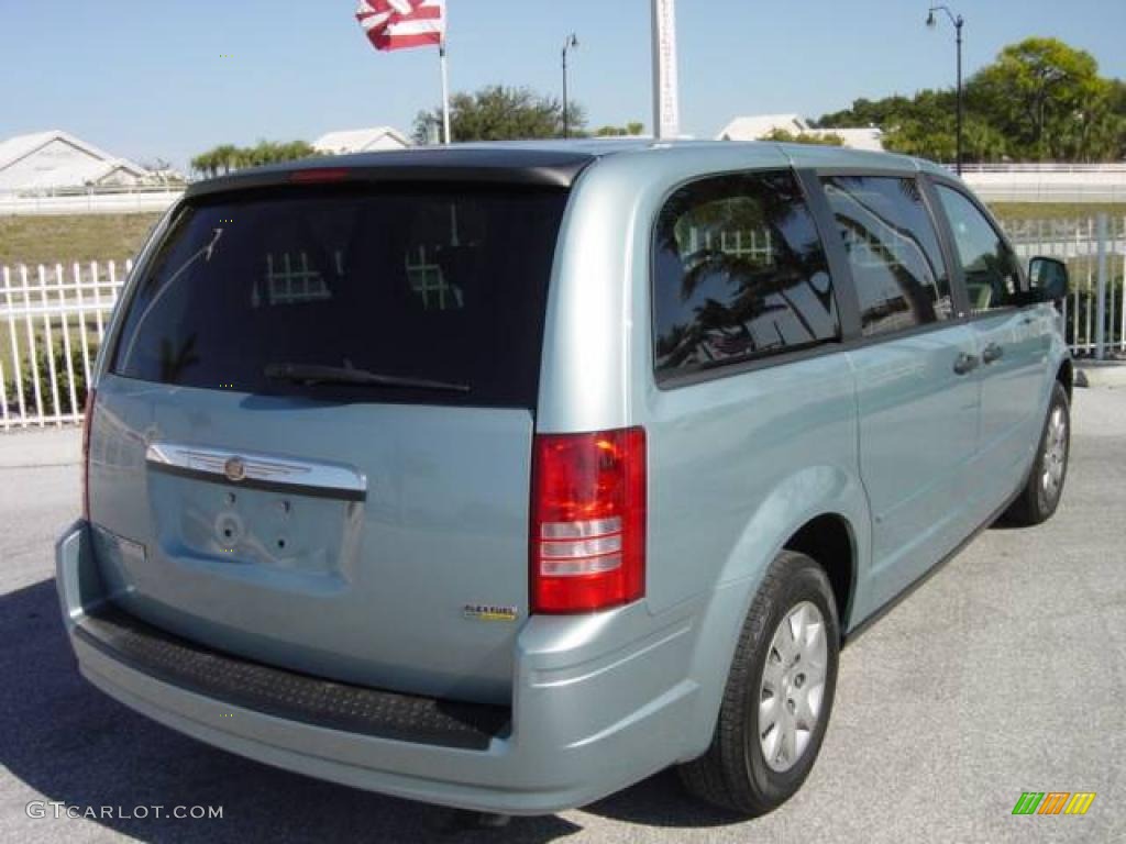 2008 Town & Country LX - Clearwater Blue Pearlcoat / Medium Slate Gray/Light Shale photo #6
