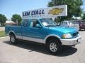 1997 Teal Metallic Ford F150 XLT Extended Cab 4x4  photo #1