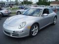 2008 Arctic Silver Metallic Porsche 911 Carrera Coupe  photo #1