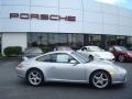 2008 Arctic Silver Metallic Porsche 911 Carrera Coupe  photo #6