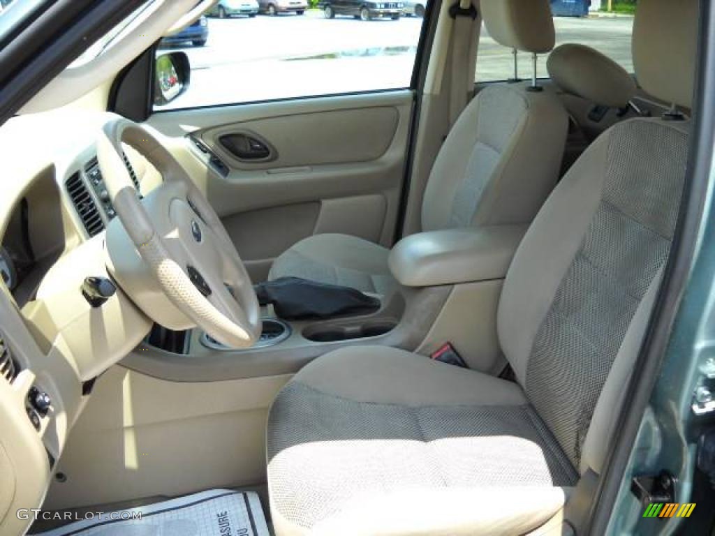 2005 Escape XLT V6 - Titanium Green Metallic / Medium/Dark Pebble Beige photo #6