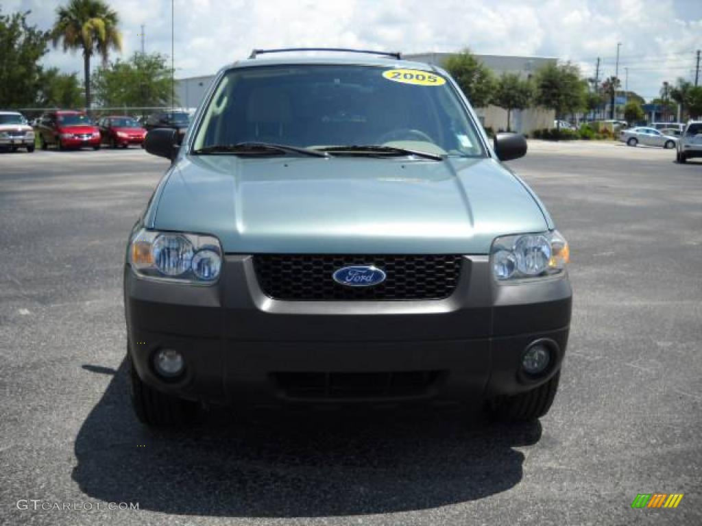 2005 Escape XLT V6 - Titanium Green Metallic / Medium/Dark Pebble Beige photo #12