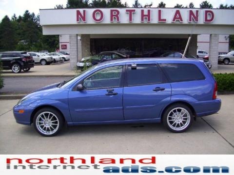 2004 French Blue Metallic Ford Focus ZTW Wagon