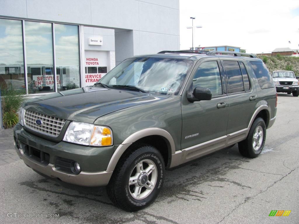 2002 Estate Green Metallic Ford Explorer Eddie Bauer 4x4 #13745963 