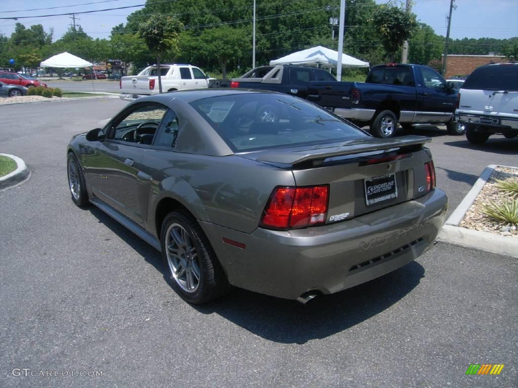 2002 Mustang GT Coupe - Mineral Grey Metallic / Dark Charcoal photo #4