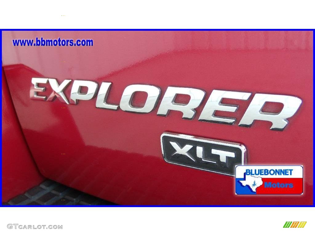 2003 Explorer XLT 4x4 - Redfire Metallic / Graphite Grey photo #15