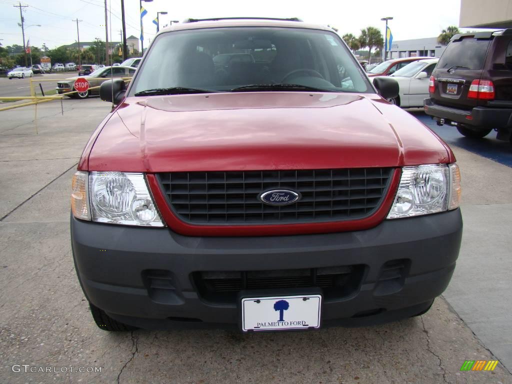 2004 Explorer XLS 4x4 - Redfire Metallic / Graphite photo #3