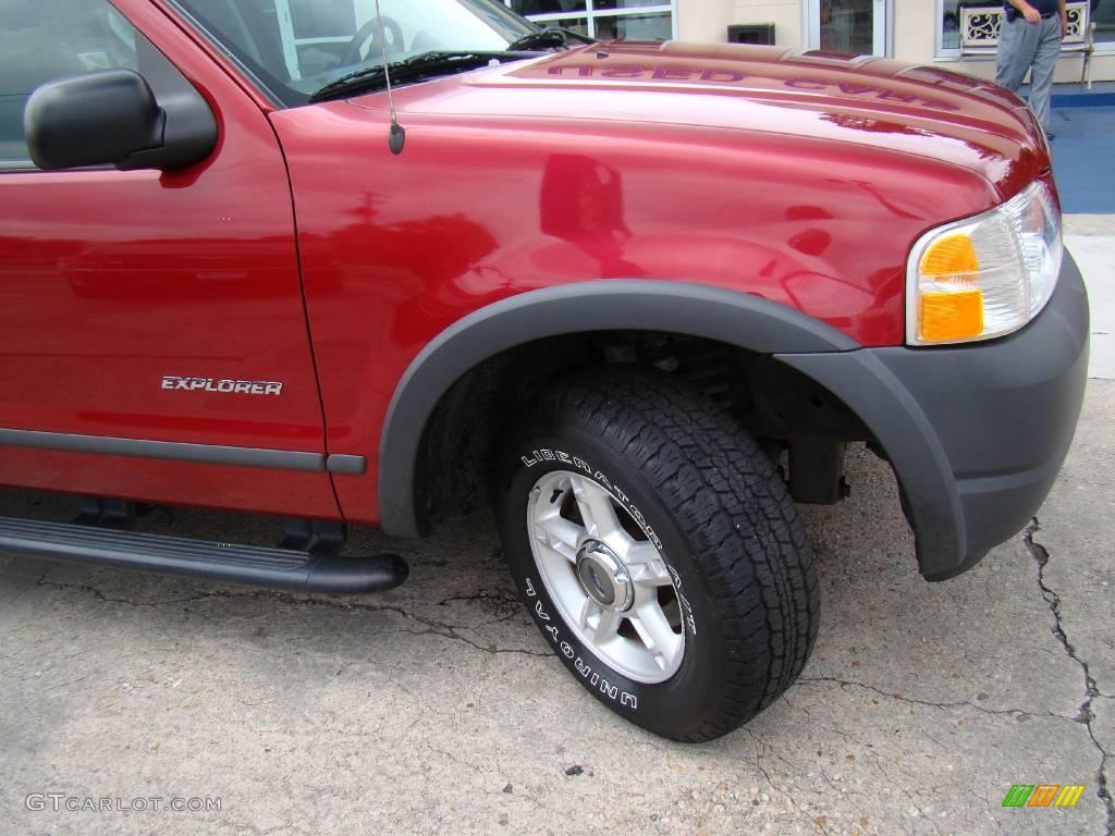 2004 Explorer XLS 4x4 - Redfire Metallic / Graphite photo #22