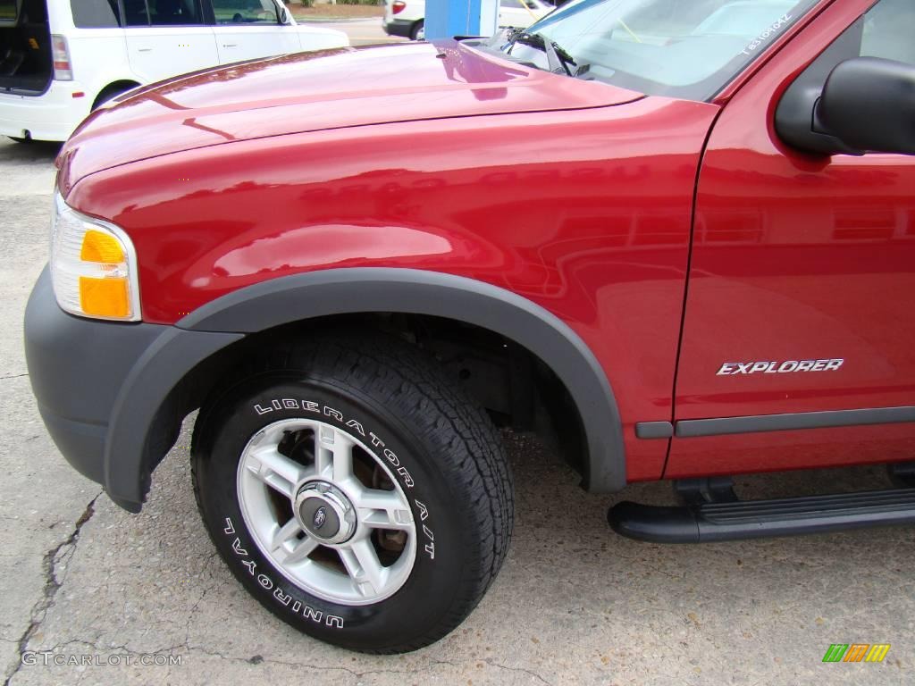 2004 Explorer XLS 4x4 - Redfire Metallic / Graphite photo #24