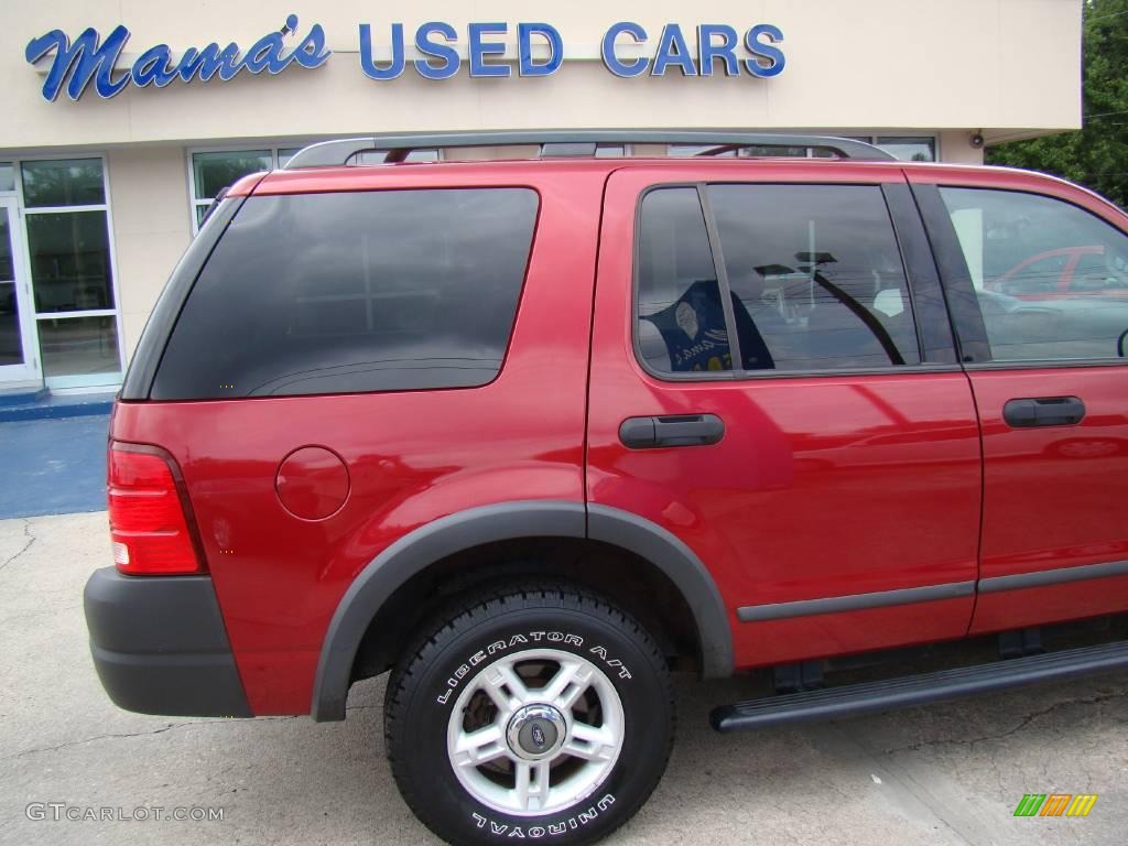 2004 Explorer XLS 4x4 - Redfire Metallic / Graphite photo #26
