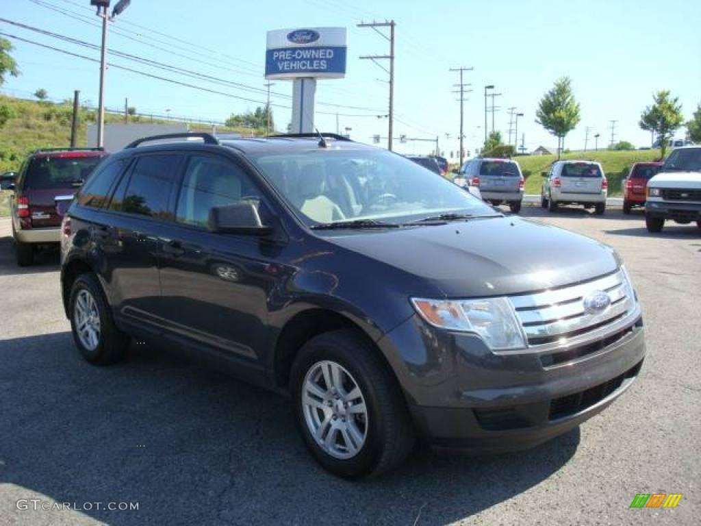 2007 Edge SE AWD - Carbon Metallic / Medium Light Stone photo #1