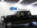 2007 Black Ford F350 Super Duty Lariat Crew Cab 4x4 Dually  photo #2