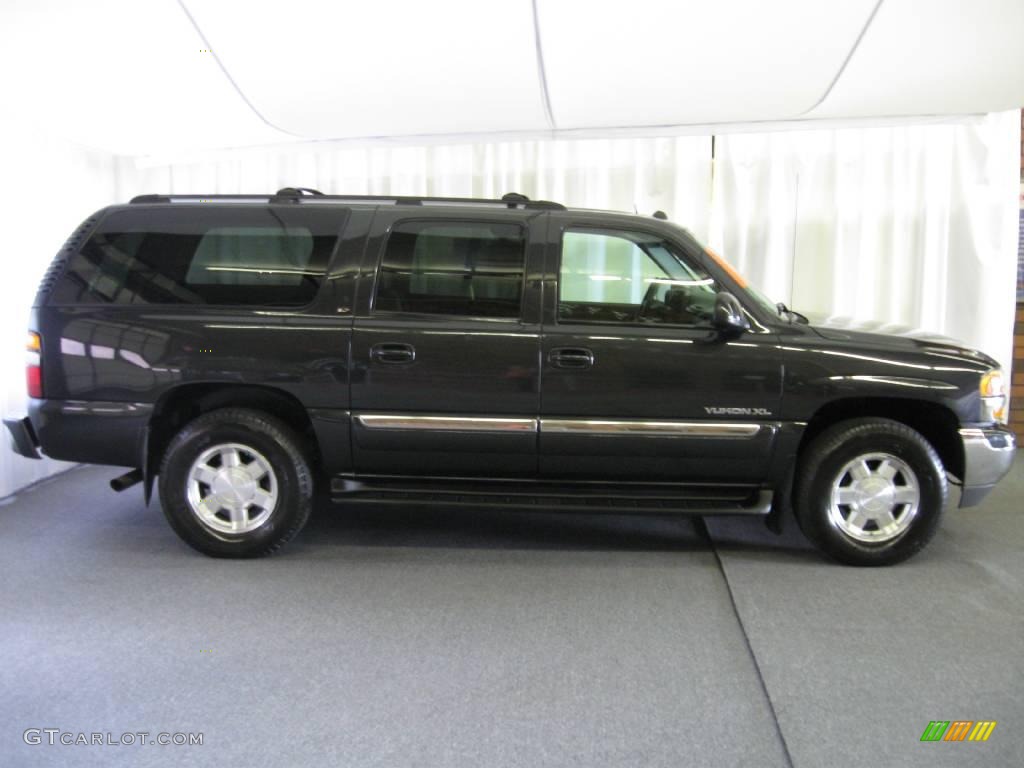 2004 Yukon XL 1500 SLE 4x4 - Carbon Metallic / Pewter/Dark Pewter photo #22