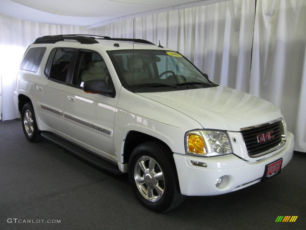 2005 Envoy XL SLT 4x4 - Summit White / Light Tan/Ebony photo #1