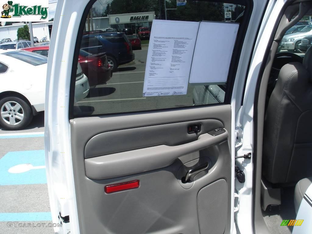 2005 Sierra 1500 Denali Crew Cab AWD - Summit White / Stone Gray photo #10