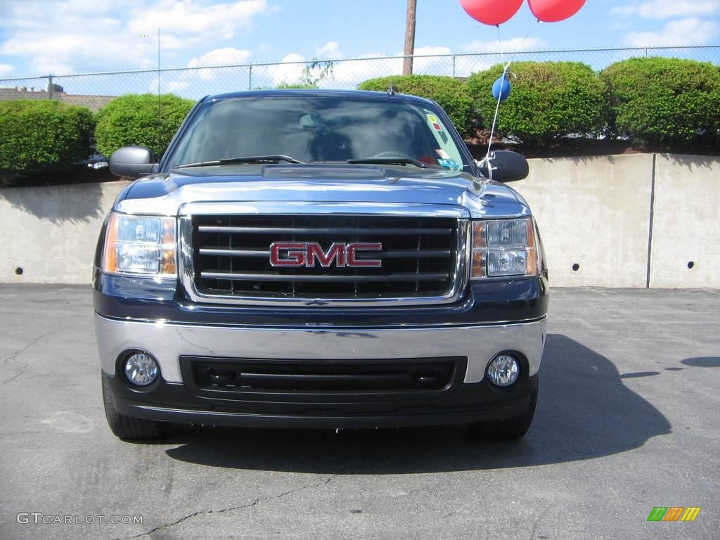 2007 Sierra 1500 Crew Cab 4x4 - Deep Blue Metallic / Dark Titanium photo #1