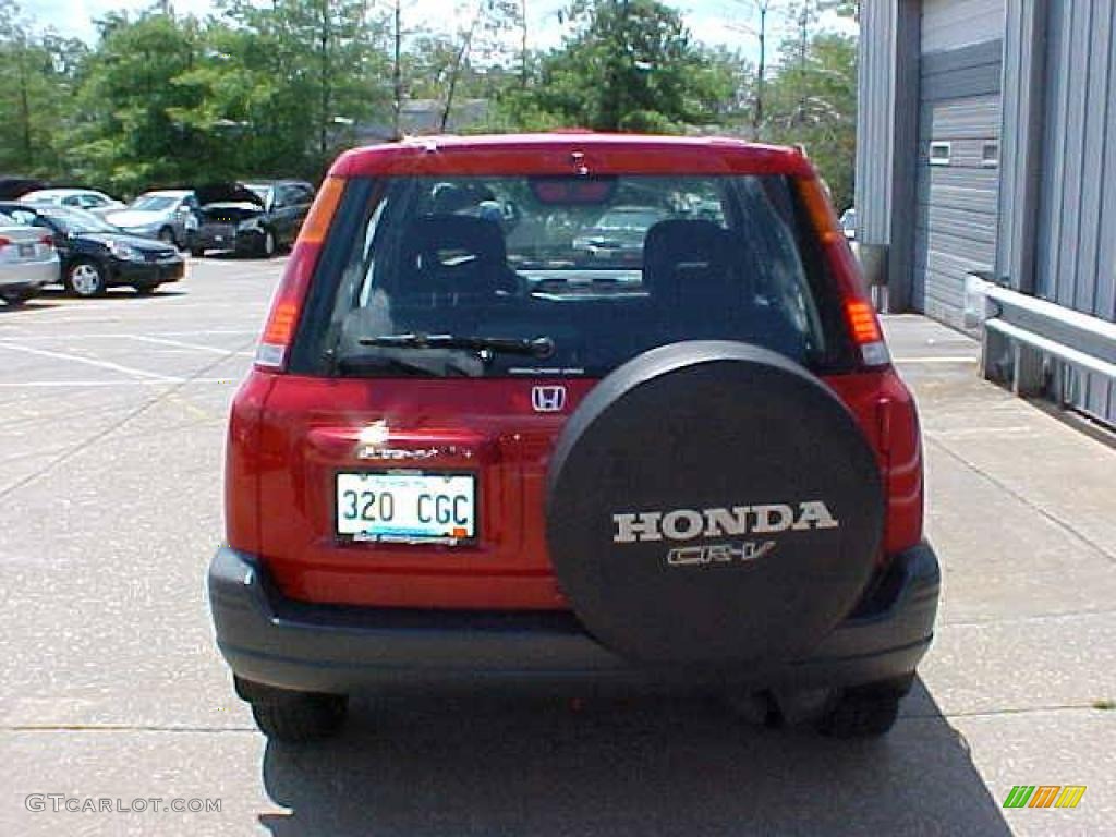 2001 CR-V LX 4WD - Milano Red / Dark Gray photo #7