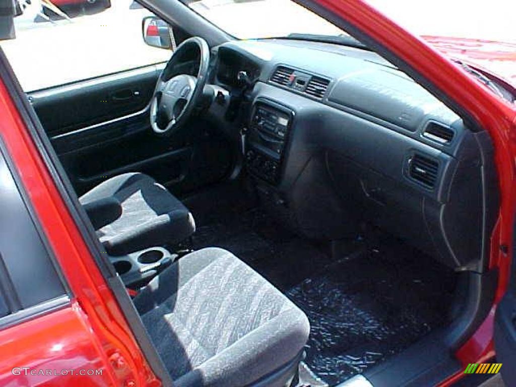 2001 CR-V LX 4WD - Milano Red / Dark Gray photo #11