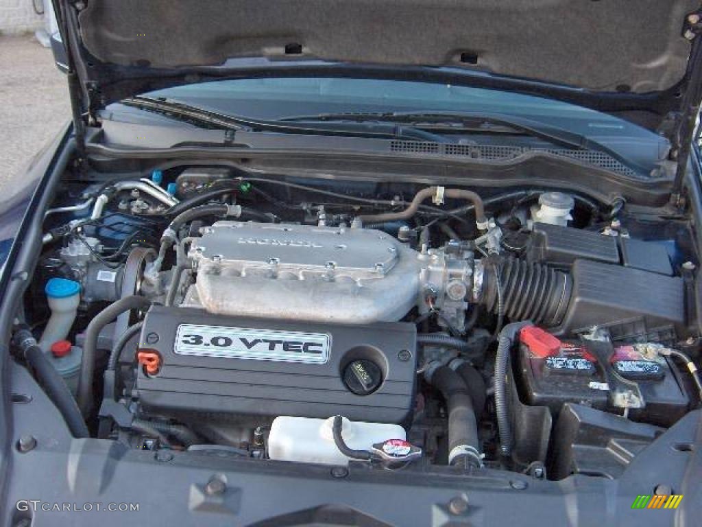 2003 Accord EX V6 Sedan - Eternal Blue Pearl / Gray photo #10
