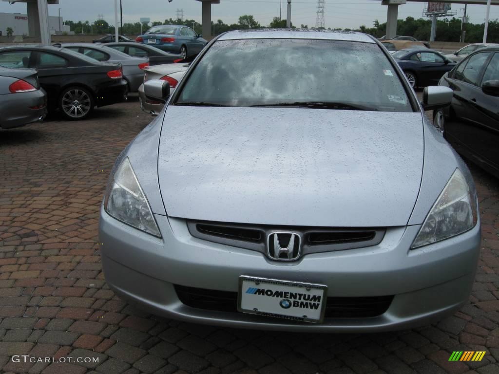 2004 Accord EX V6 Sedan - Satin Silver Metallic / Black photo #7