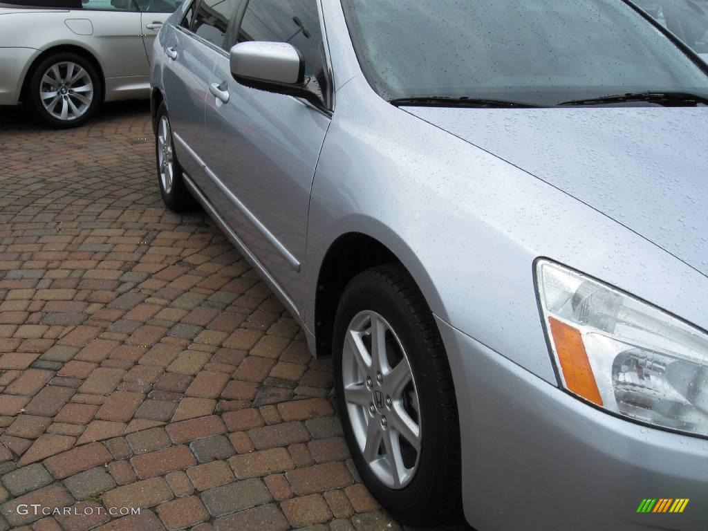 2004 Accord EX V6 Sedan - Satin Silver Metallic / Black photo #8