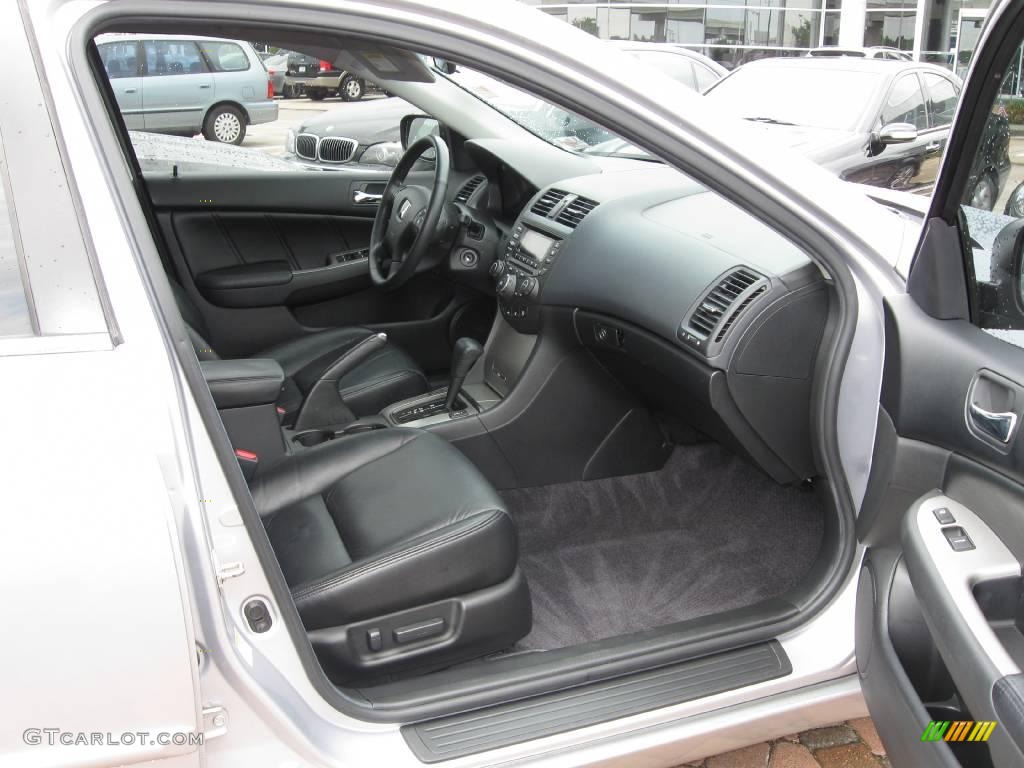2004 Accord EX V6 Sedan - Satin Silver Metallic / Black photo #9