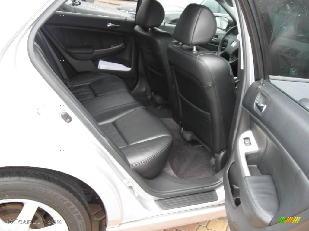 2004 Accord EX V6 Sedan - Satin Silver Metallic / Black photo #10