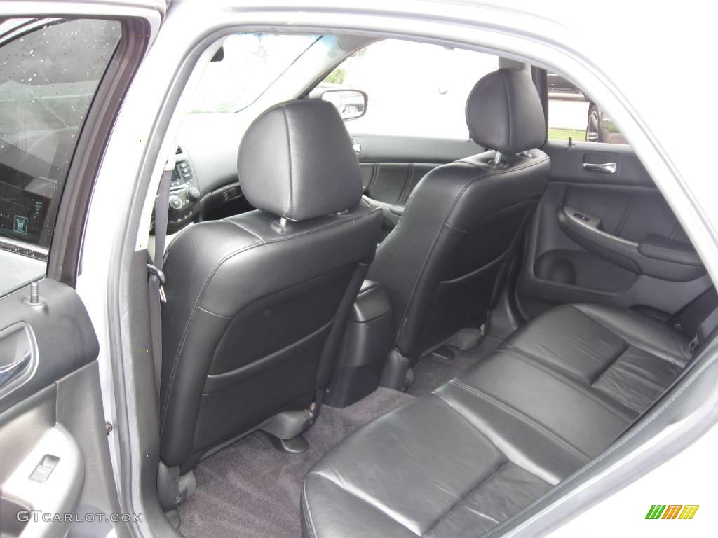 2004 Accord EX V6 Sedan - Satin Silver Metallic / Black photo #11
