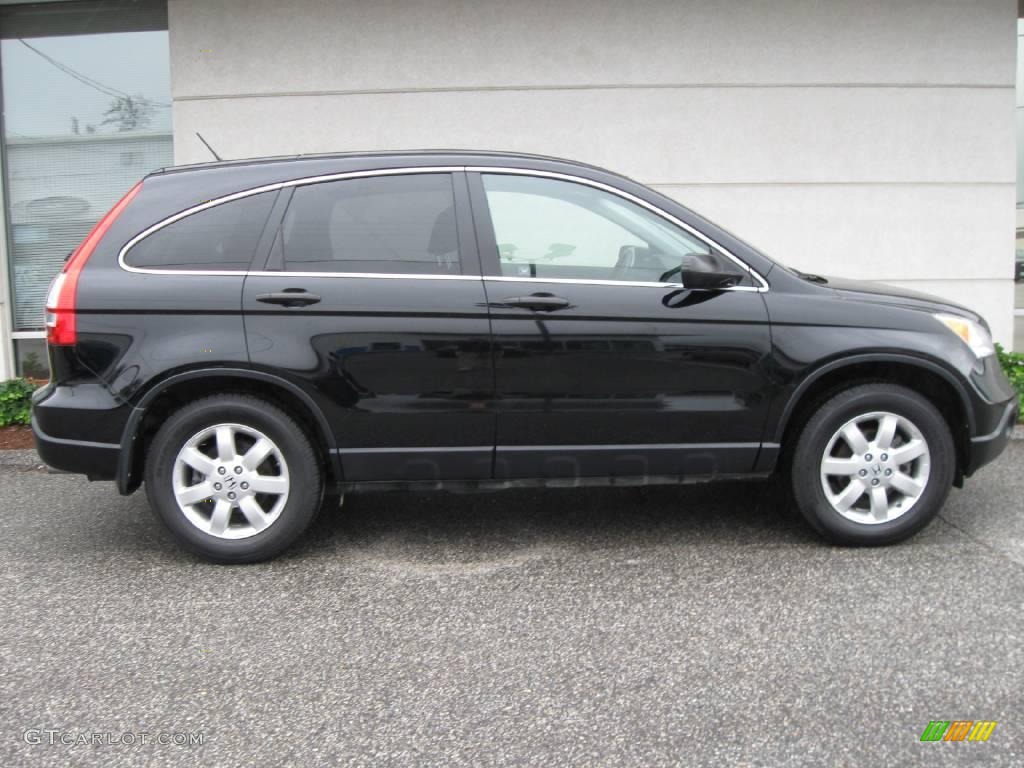 2008 CR-V EX 4WD - Nighthawk Black Pearl / Black photo #2