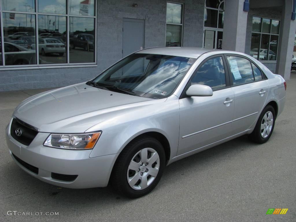 2006 Sonata GL - Bright Silver / Gray photo #2