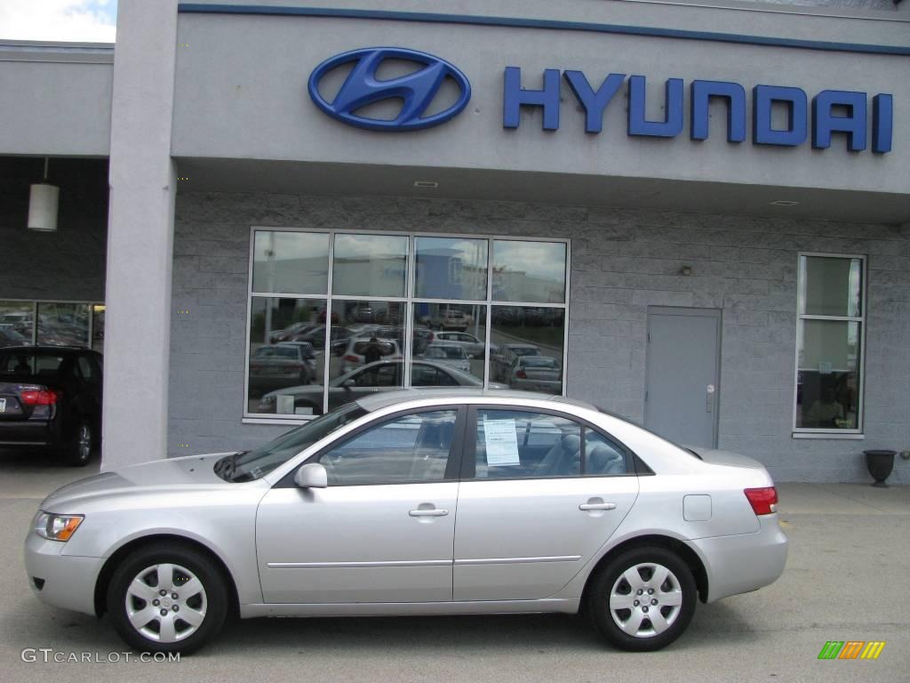 2006 Sonata GL - Bright Silver / Gray photo #3