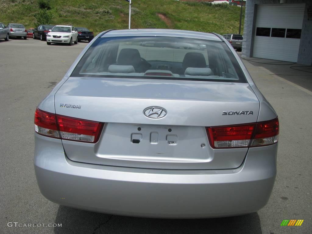 2006 Sonata GL - Bright Silver / Gray photo #5