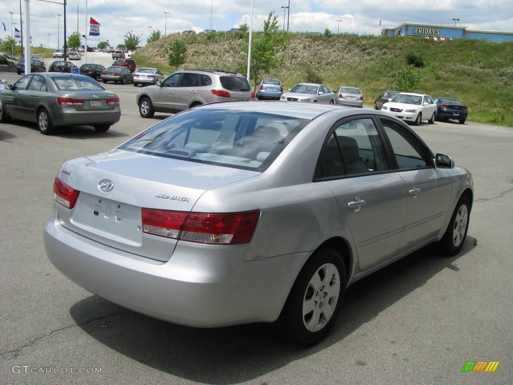2006 Sonata GL - Bright Silver / Gray photo #6
