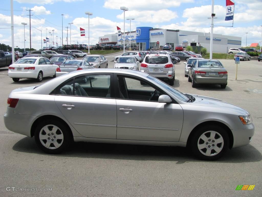 2006 Sonata GL - Bright Silver / Gray photo #7