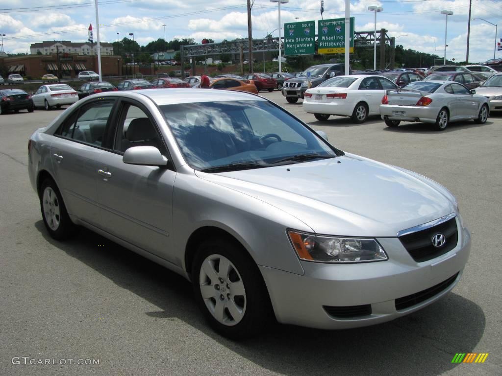 2006 Sonata GL - Bright Silver / Gray photo #8