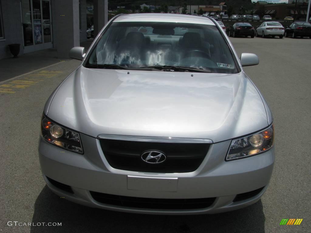2006 Sonata GL - Bright Silver / Gray photo #9