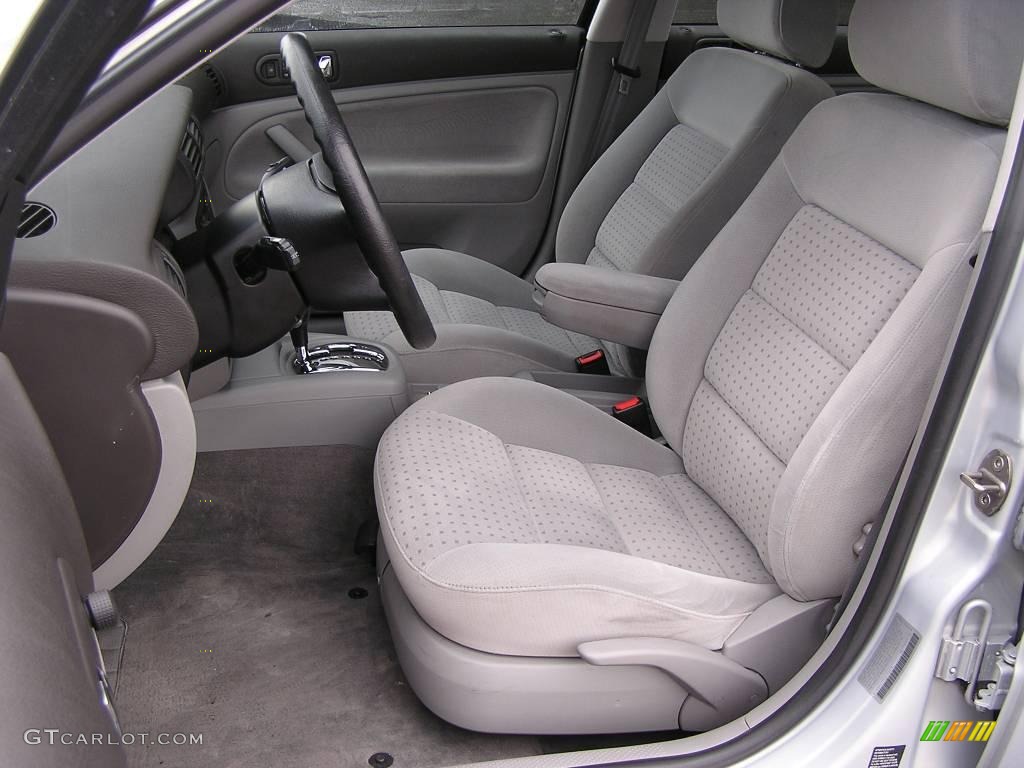 2000 Passat GLS 1.8T Sedan - Satin Silver Metallic / Grey photo #7