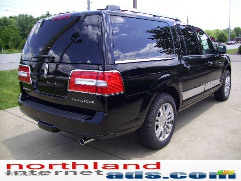 2009 Navigator L 4x4 - Black / Charcoal Black photo #4