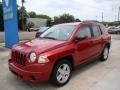2008 Inferno Red Crystal Pearl Jeep Compass Sport  photo #4