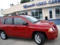 2008 Inferno Red Crystal Pearl Jeep Compass Sport  photo #21