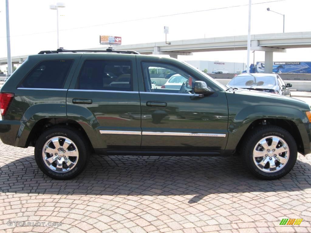 2008 Grand Cherokee Limited - Jeep Green Metallic / Dark Slate Gray/Light Graystone photo #5