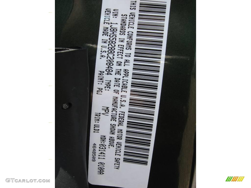 2008 Grand Cherokee Limited - Jeep Green Metallic / Dark Slate Gray/Light Graystone photo #12