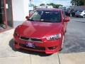 2009 Rally Red Pearl Mitsubishi Lancer GTS  photo #1