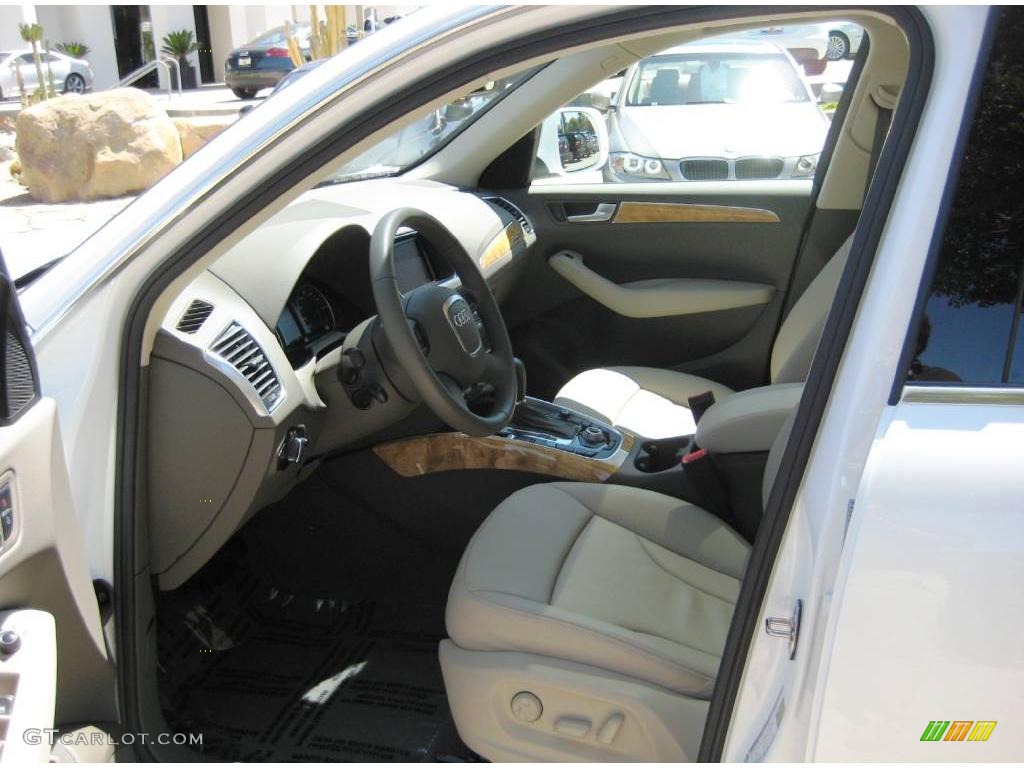2009 Q5 3.2 Premium quattro - Ibis White / Cardamom Beige photo #13