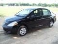 2009 Super Black Nissan Versa 1.6 Sedan  photo #7